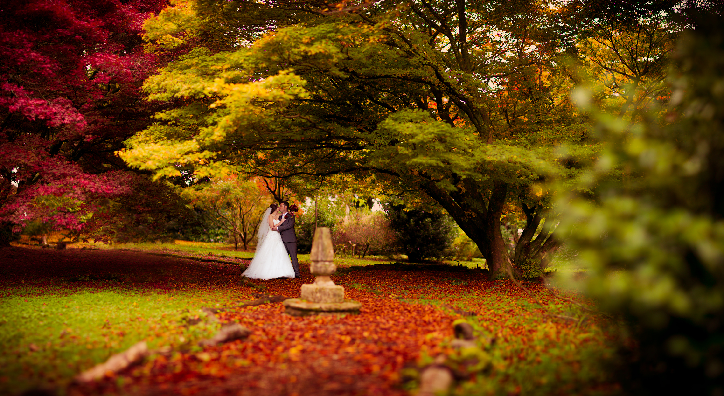 Claire and Brendan’s Autumn wedding at the Miskin Manor Cardiff